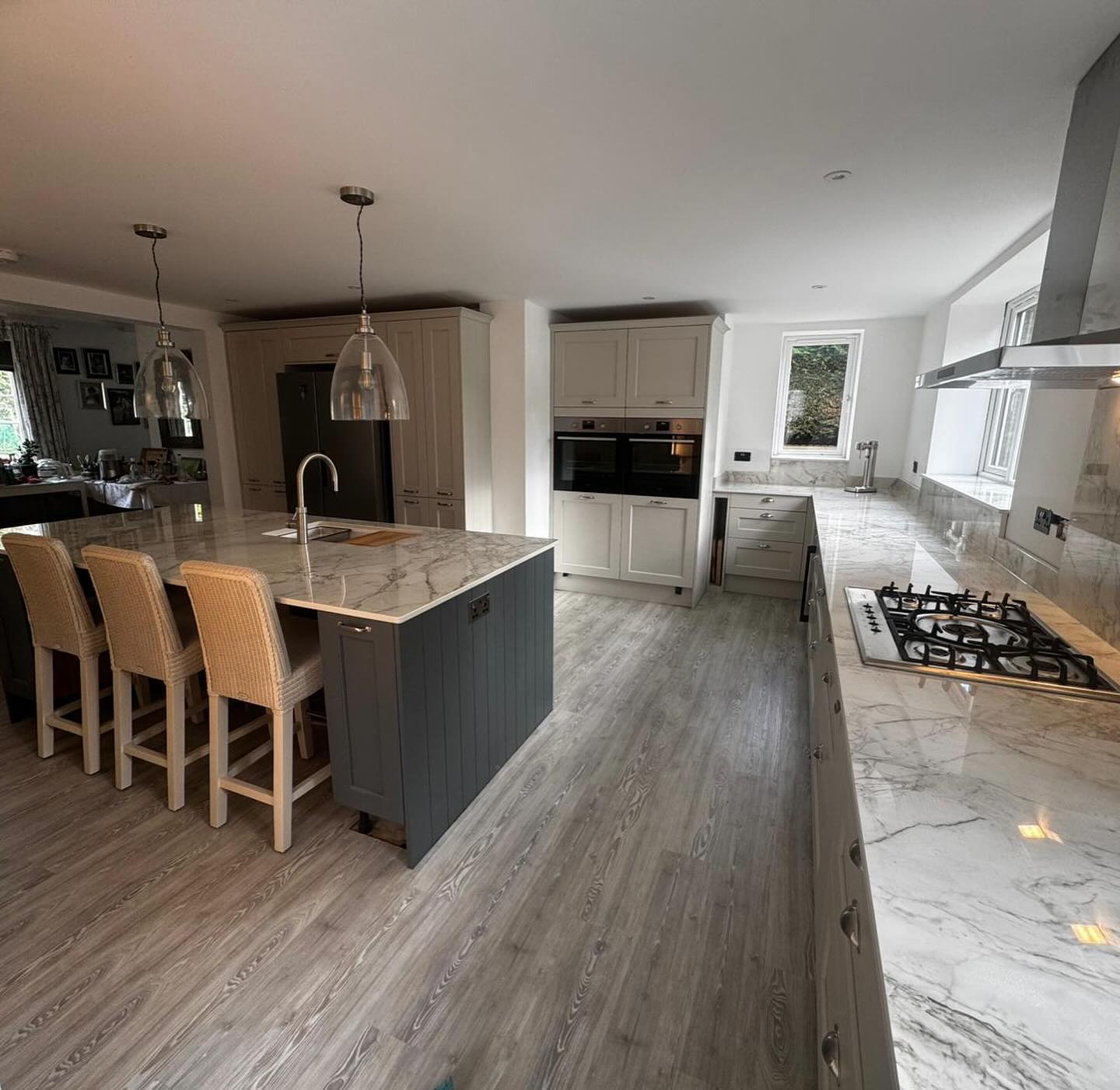Open-plan dining room