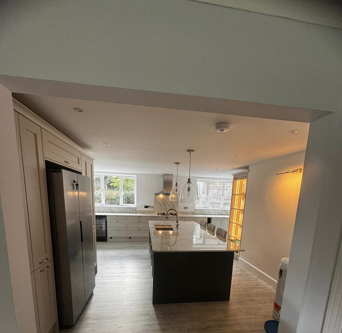 Open-plan dining room