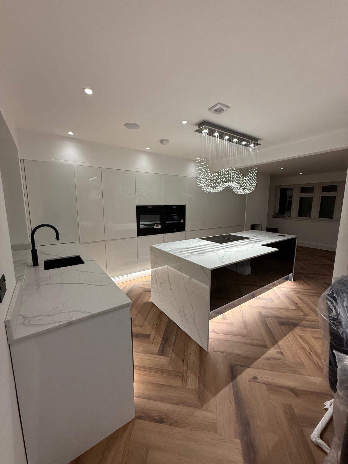 Open-plan dining room